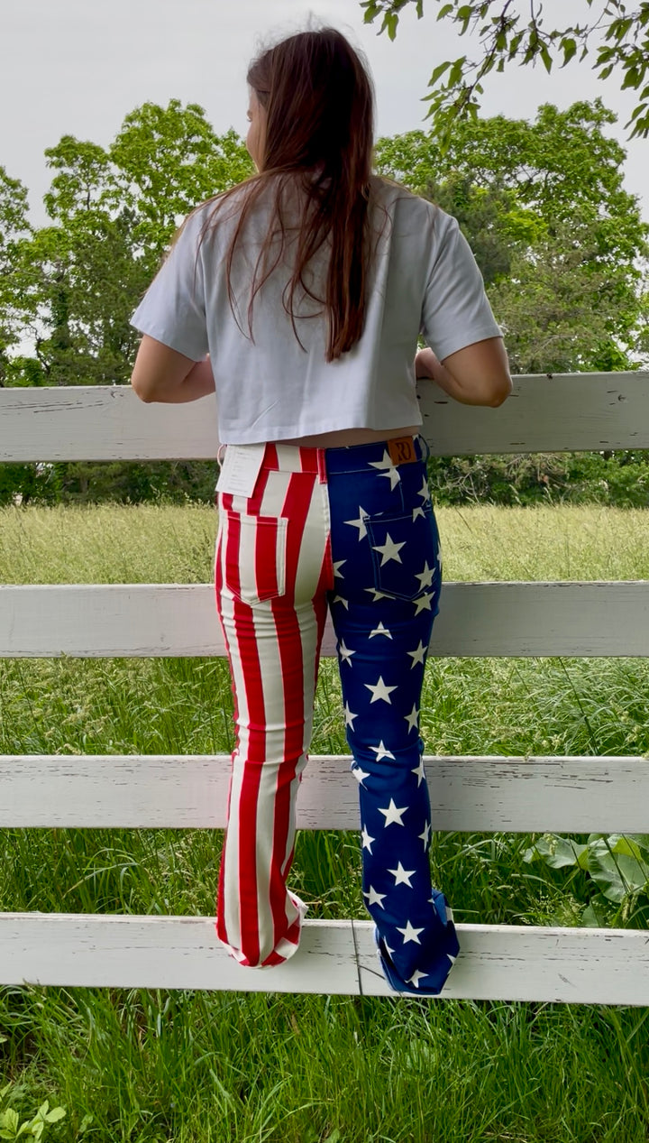 Stars & Stripes Flare Denim
