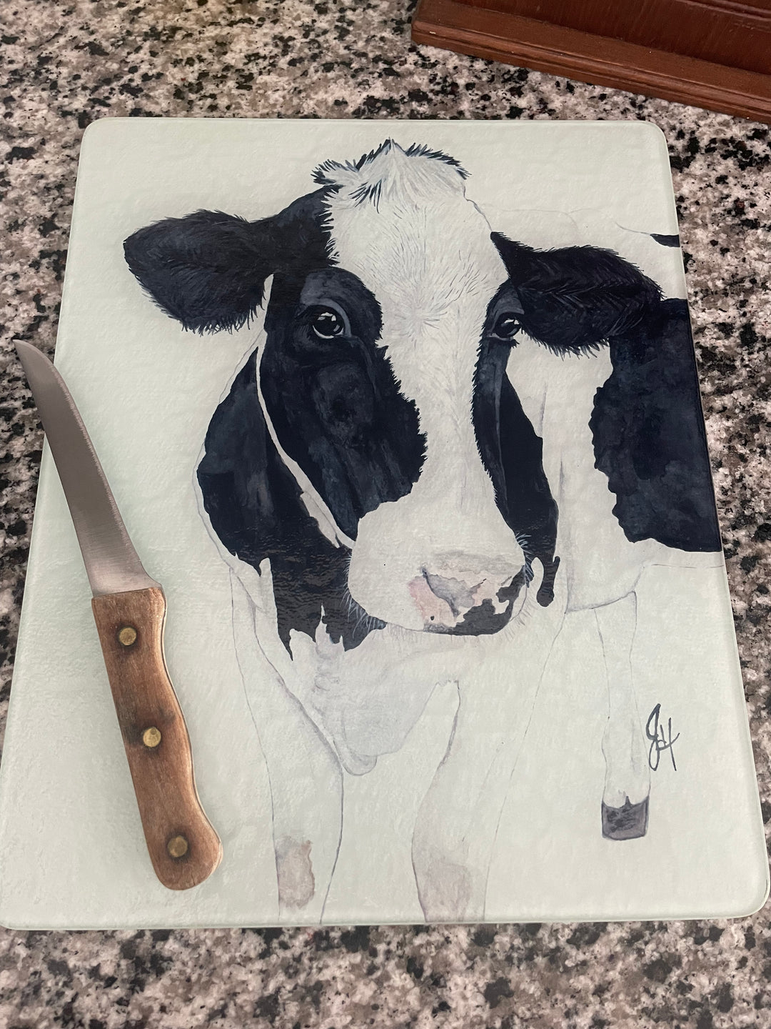 Holstein Cutting Board
