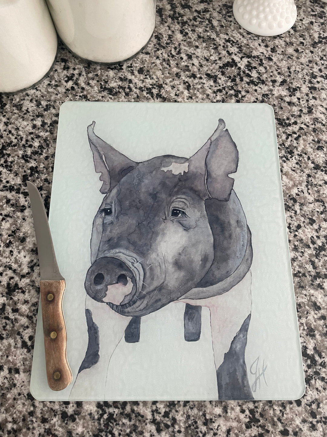 Pig Cutting Board
