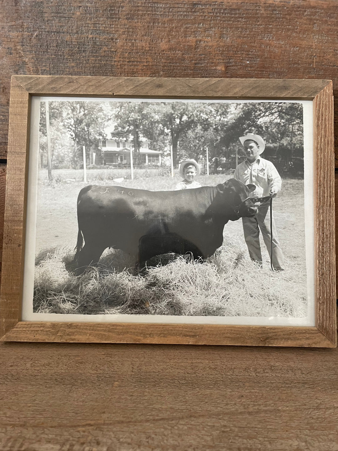 1950’s Farmer and Son Photo