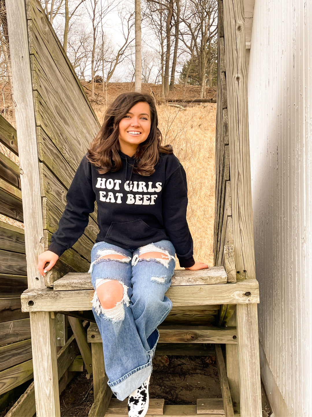Hot Girls Eat Beef Hoodie