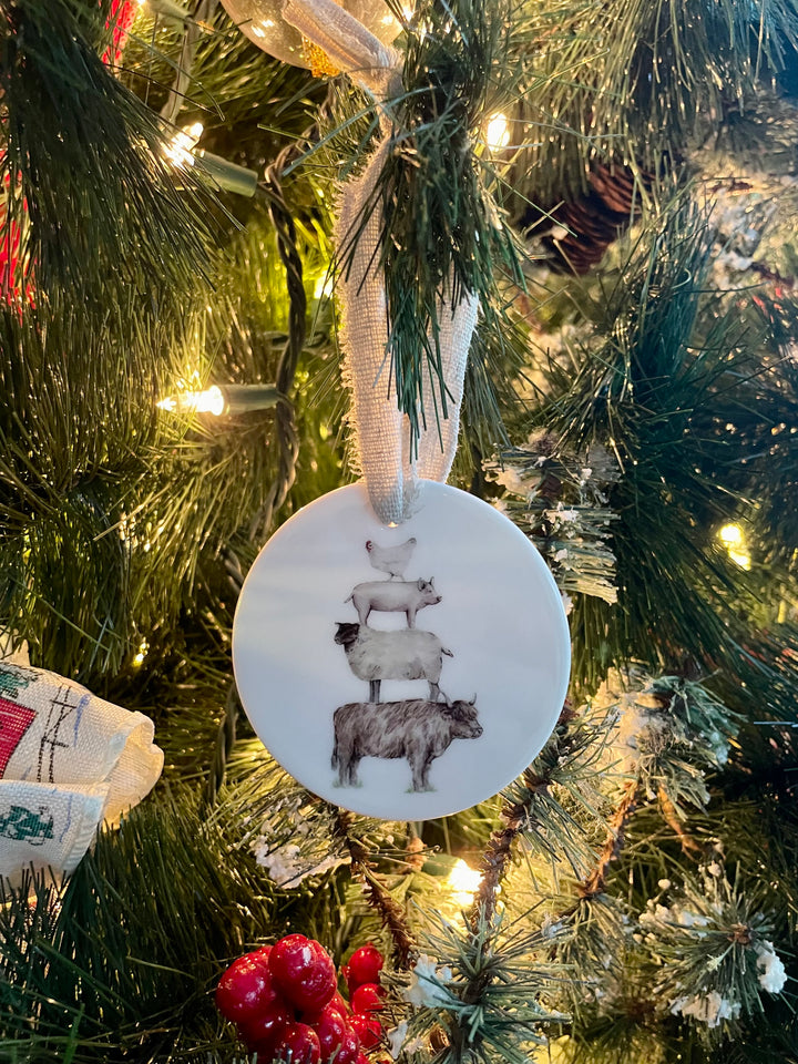 Farm Animals Ornament