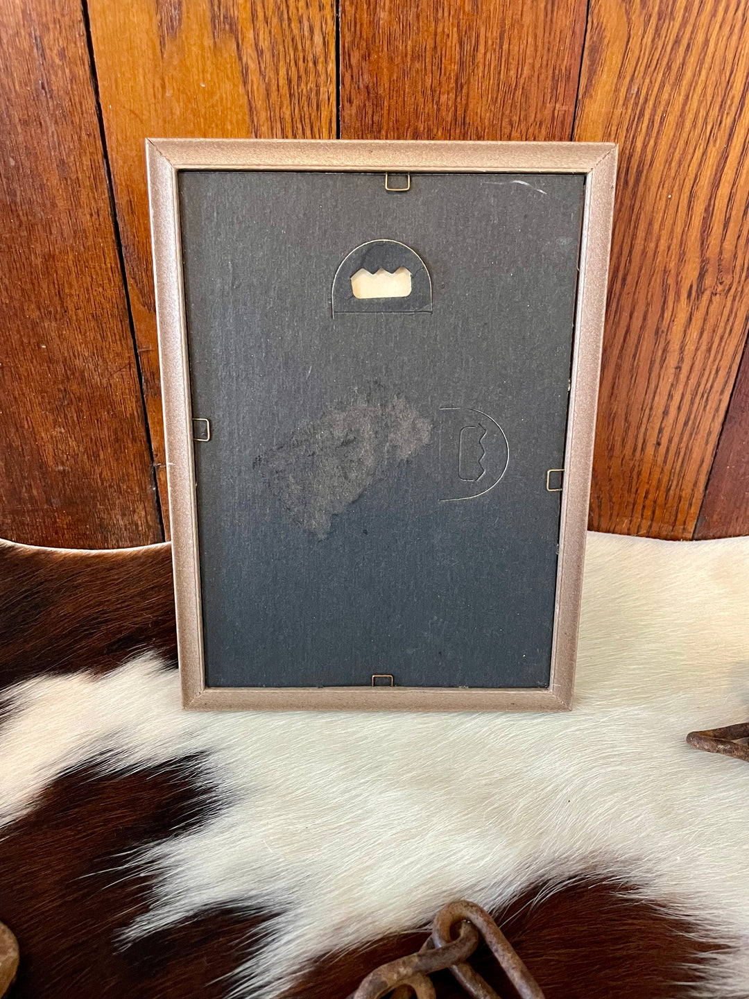 Vintage Framed Cowboy Portrait