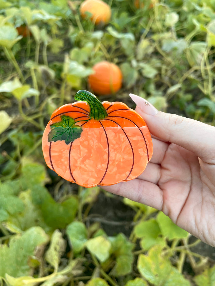 Pumpkin Claw Clip