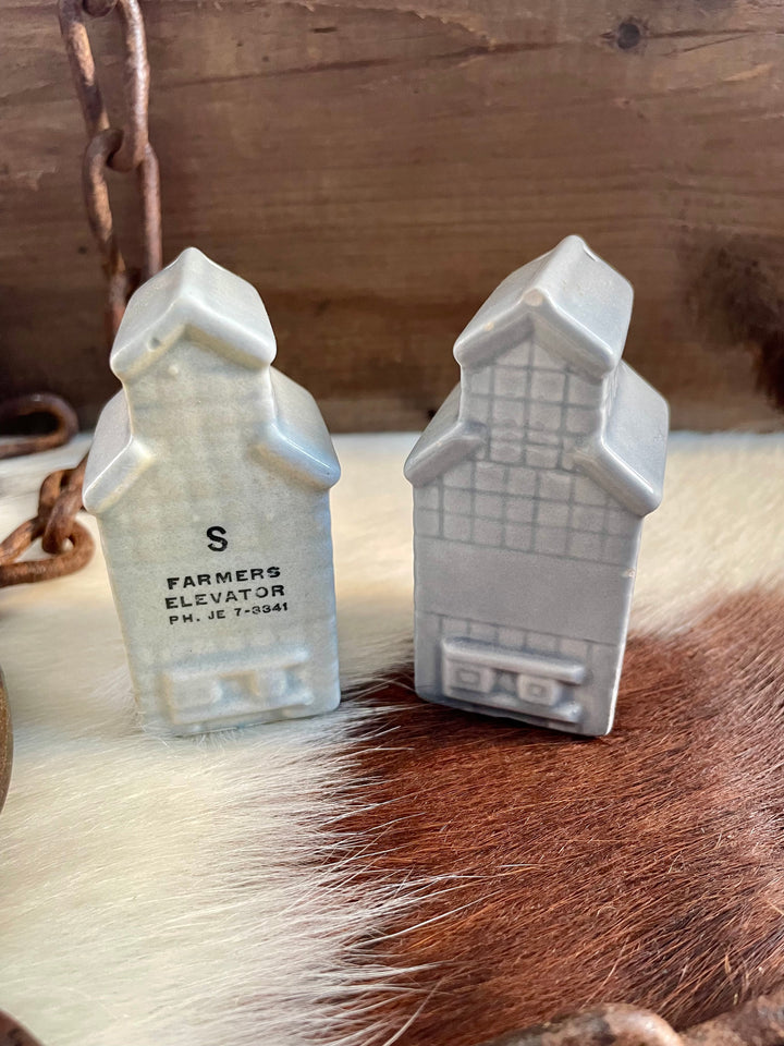 Grain Elevator Salt and Pepper Shaker