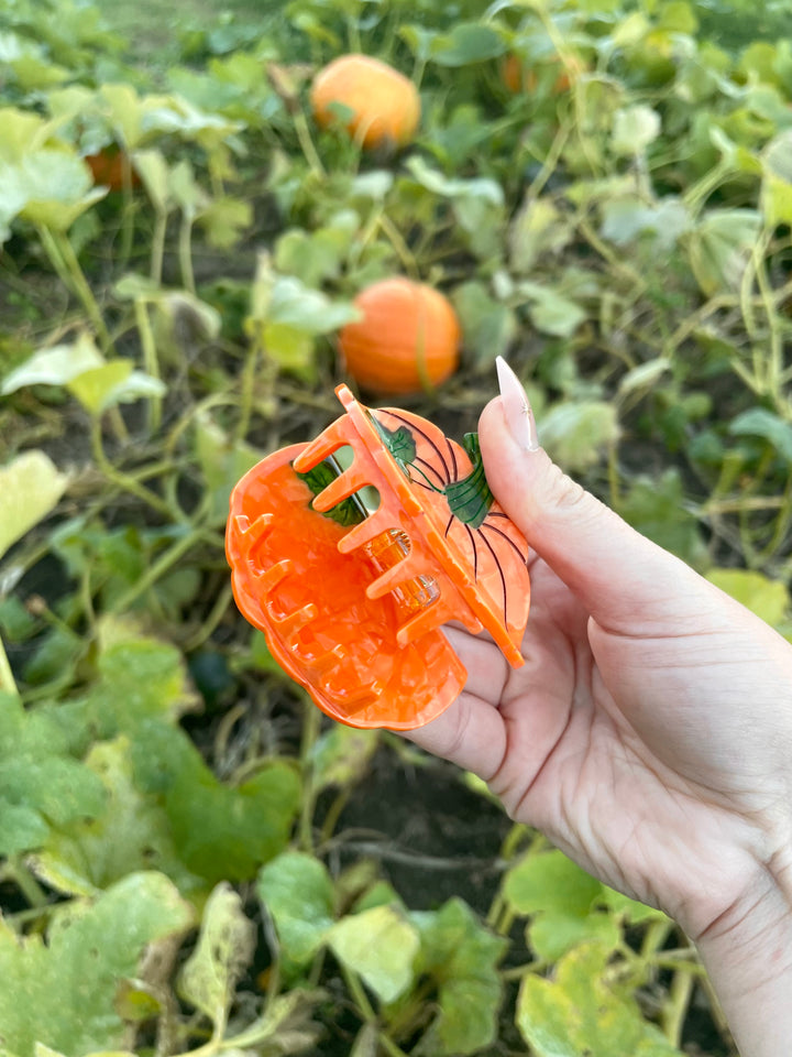 Pumpkin Claw Clip