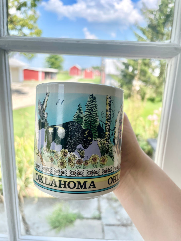 Vintage Oklahoma Souvenir Mug