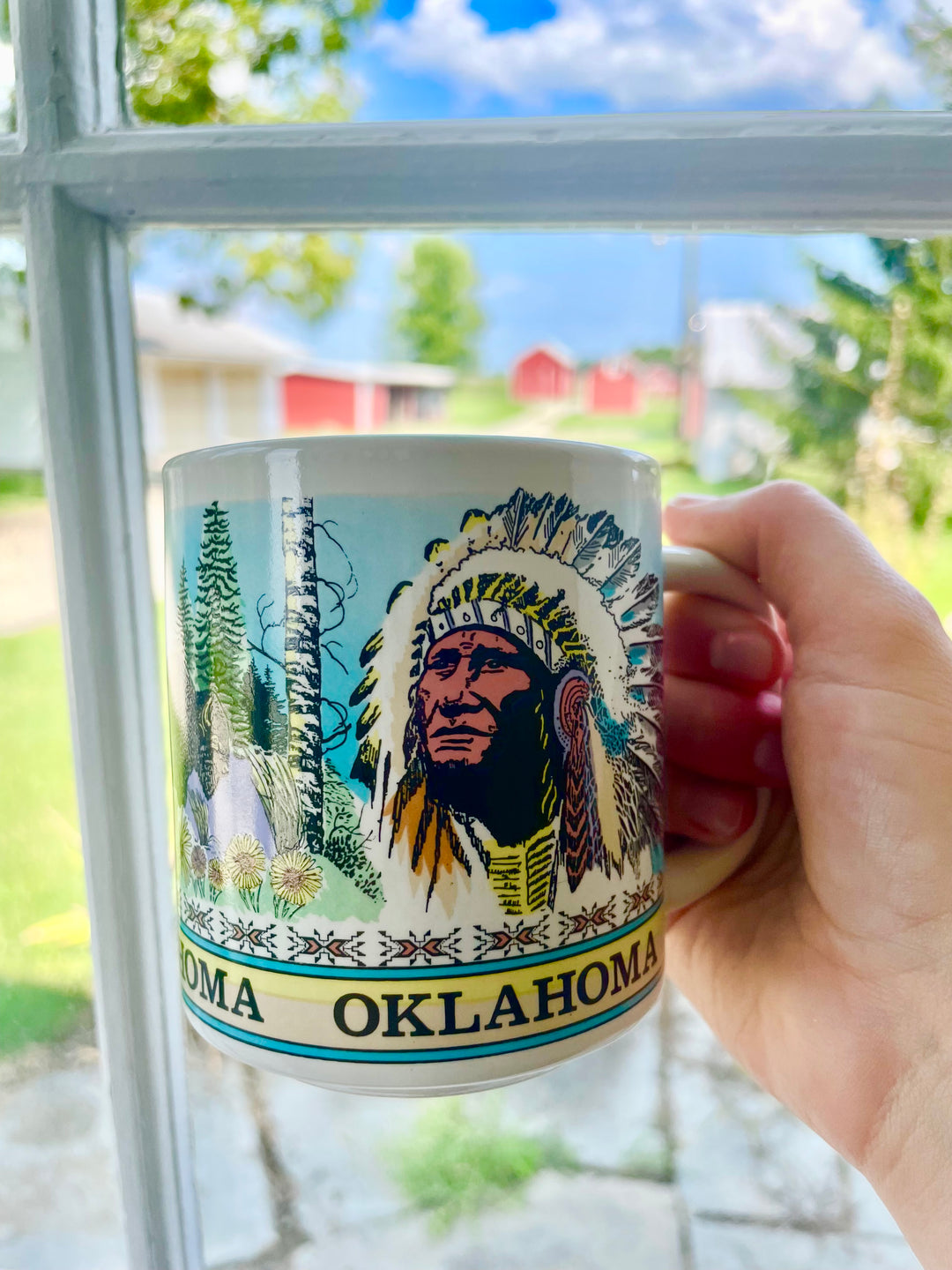 Vintage Oklahoma Souvenir Mug