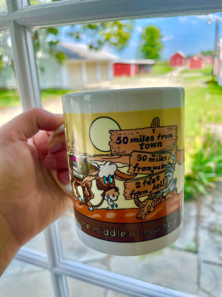 Vintage “Middle of Nowhere” Desert Mug