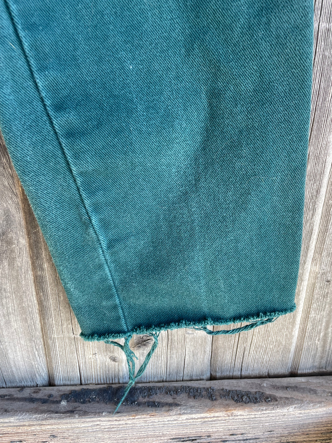 Vintage Cropped Wranglers- Forest Green