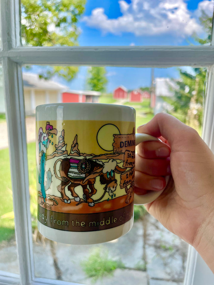Vintage “Middle of Nowhere” Desert Mug