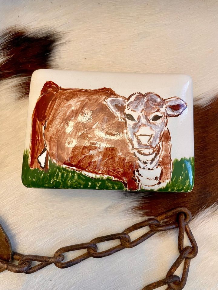 Vintage Hereford Trinket Box