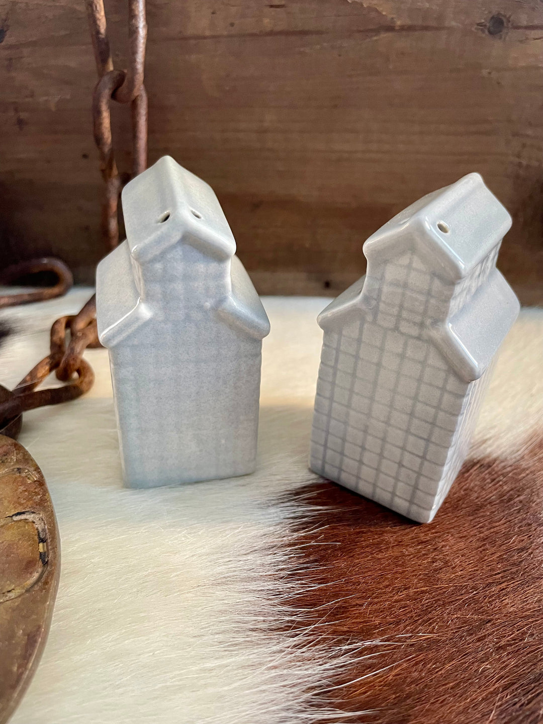 Grain Elevator Salt and Pepper Shaker