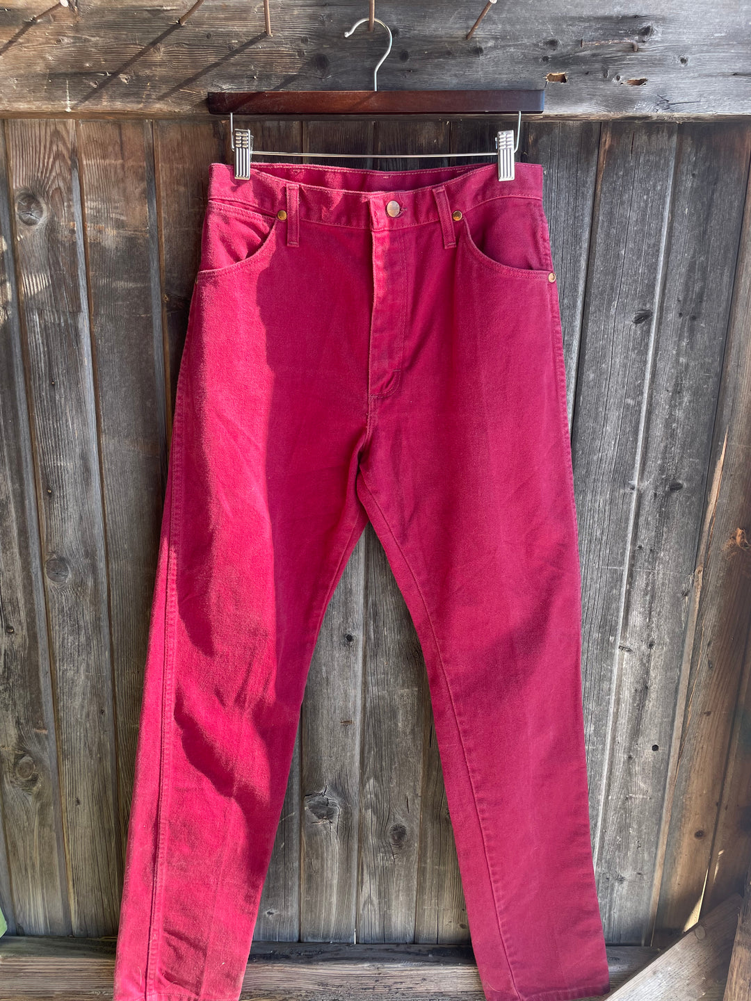 Vintage Wranglers- Burgundy