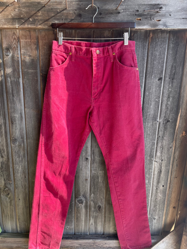 Vintage Wranglers- Burgundy