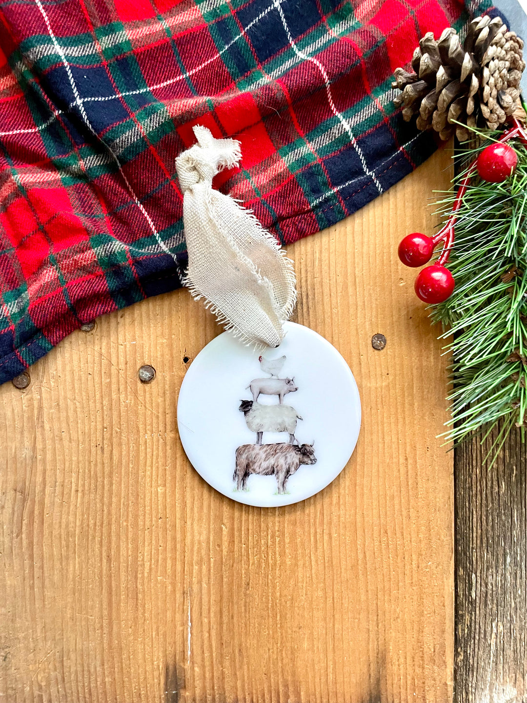 Farm Animals Ornament