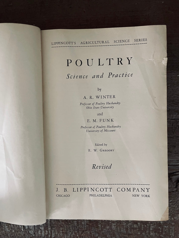 Poultry Science and Practice Book